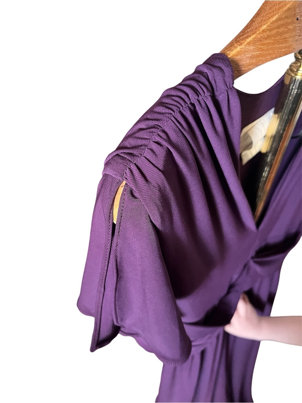 BHLDN Plum Mendoza Jersey Maxi Dress 6 - Picture 9 of 13